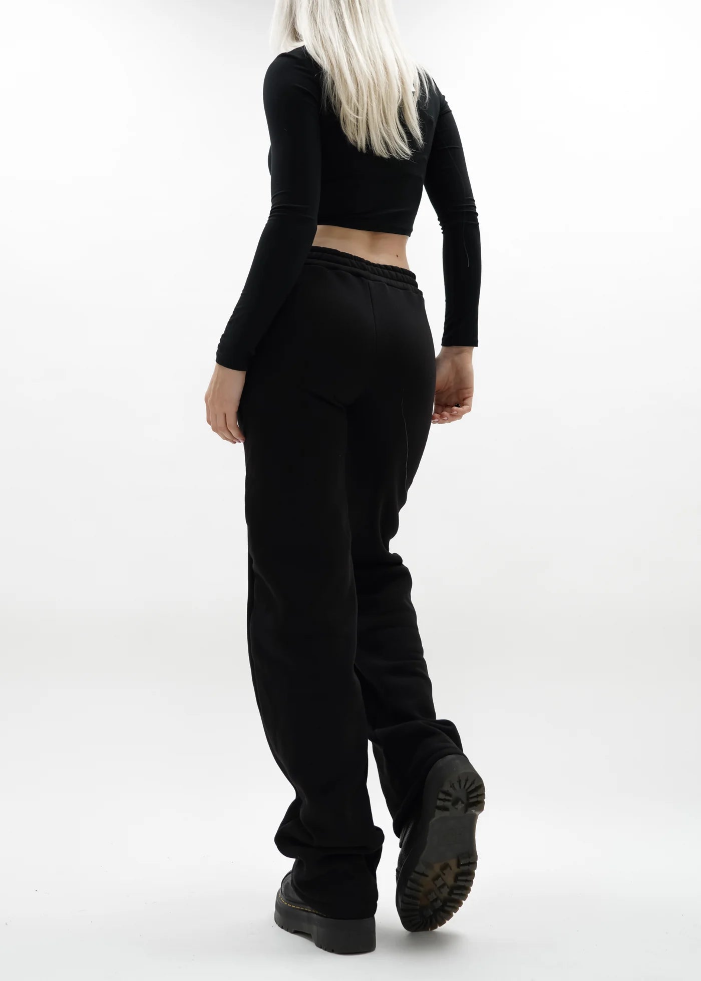 Low/mid waist jogger pants crème (TALL)